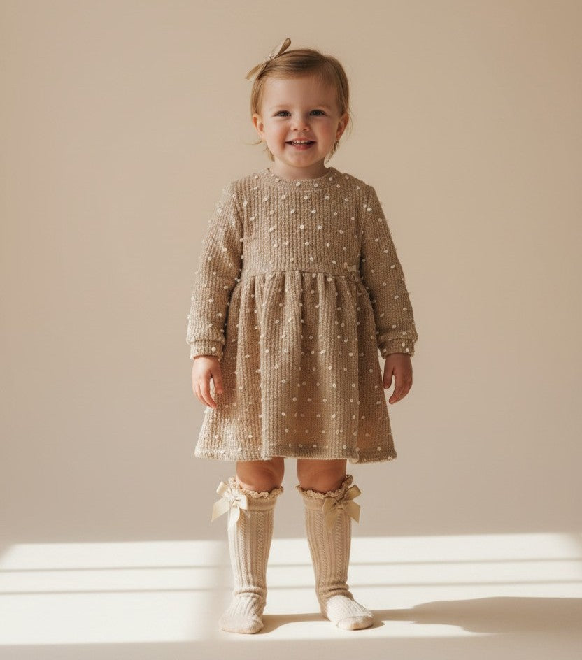 Kleid Nona Beige