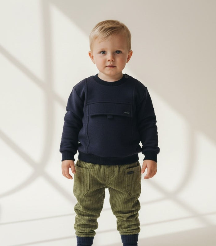 Sweater Carbondoux Marineblauw