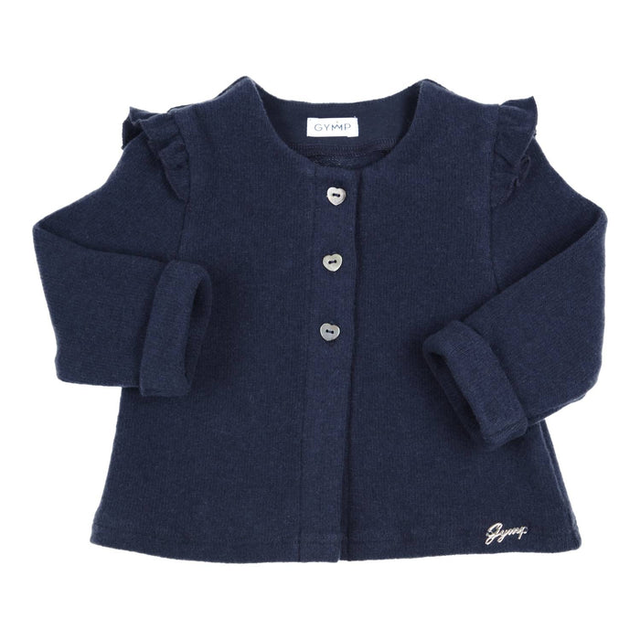 Cardigan Gillo Marineblauw/Oudroze