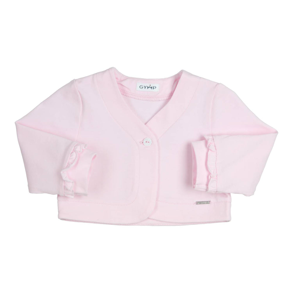 Cardigan Aerobic Hellrosa – Weiß