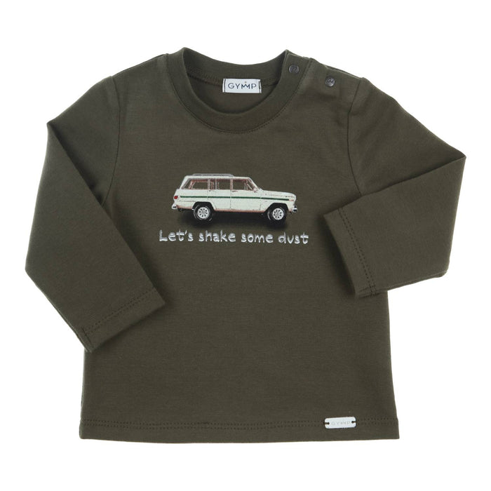 T-shirt Aerodoux Let's shake some dust Kaki