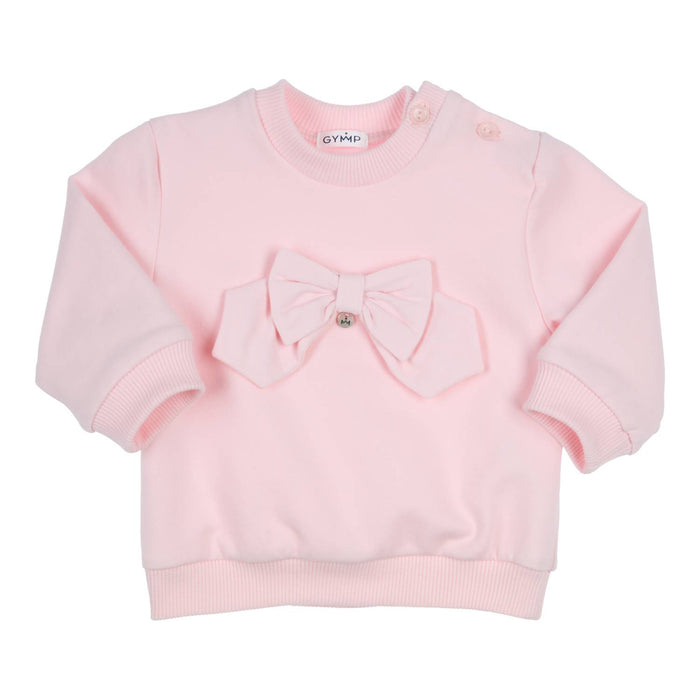 Sweater Carbondoux Lichtroze Bow