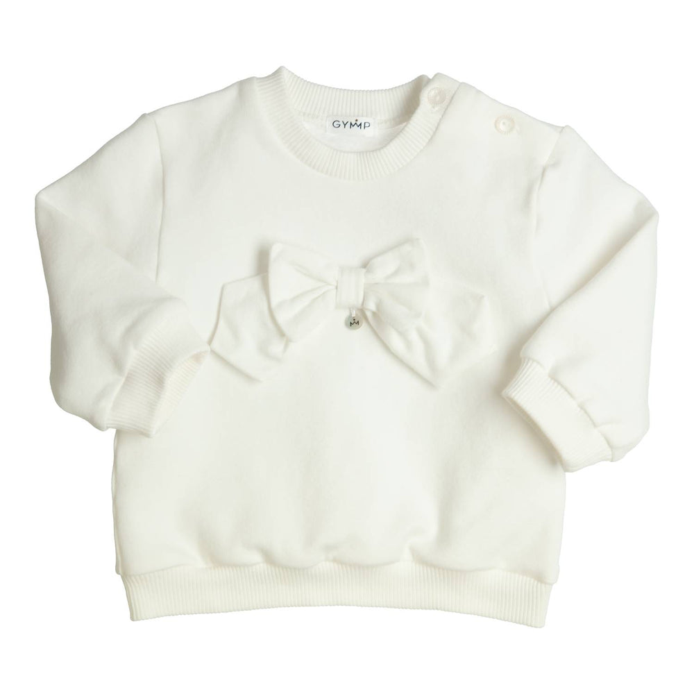Sweater Carbondoux Offwhite Bow
