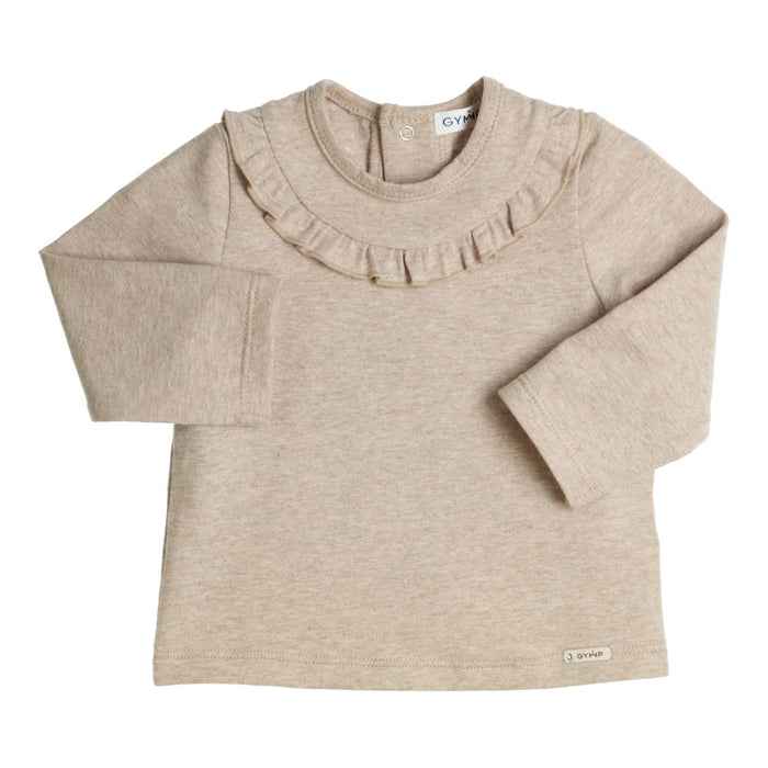 T-shirt Lange Mouw Aerochine Met ruffles