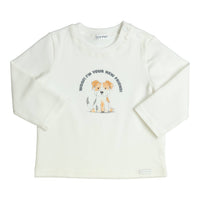 T-shirt Lange Mouw Aerodoux Wood Offwhite