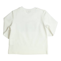 T-shirt Lange Mouw Aerodoux Wood Offwhite