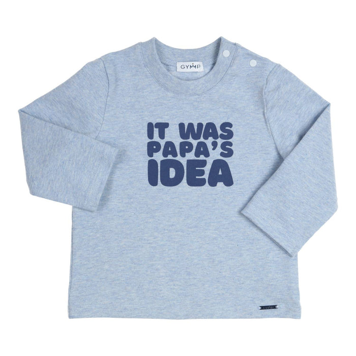 T-shirt Lange Mouw Aerochine It Was Papa's Idea