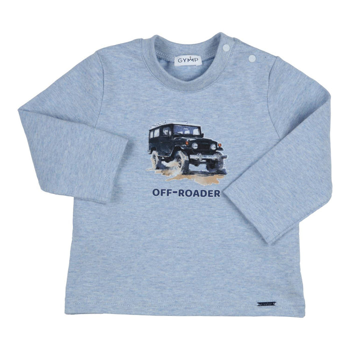 T-shirt Lange Mouw Aerochine Lichtblauw Off-Roader