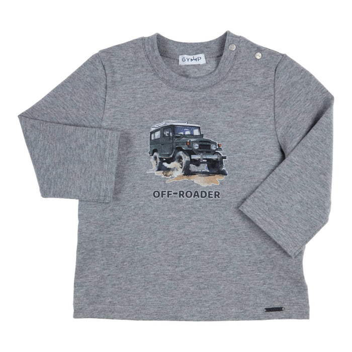 T-shirt Lange Mouw Aerochine Grijs Off-Roader