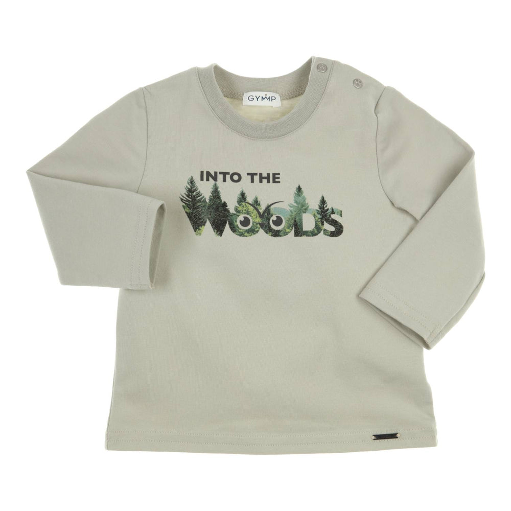 T-shirt Lange Mouw Aerodoux Into The Woods Lichtgroen