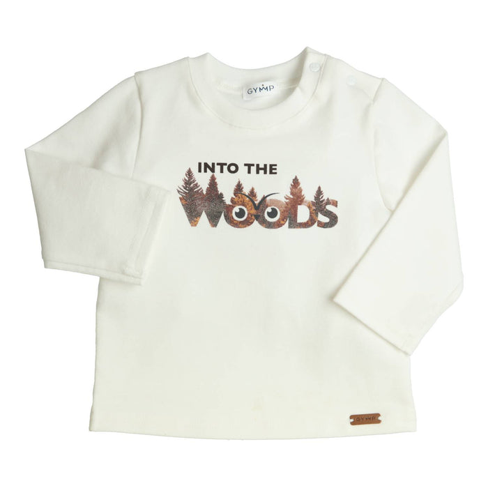 T-shirt Lange Mouw Into The Woods Offwhite
