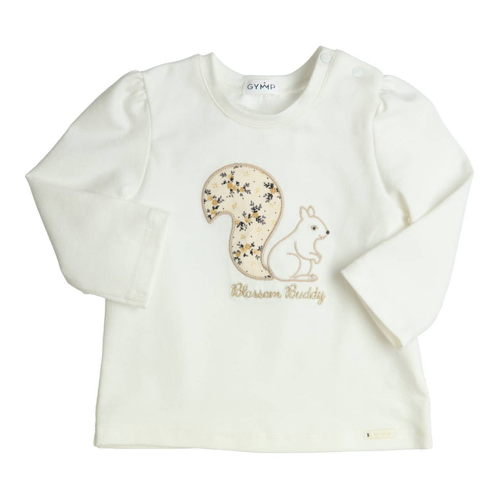 T-shirt Lange Mouw Aerodoux Blossom Buddy Offwhite