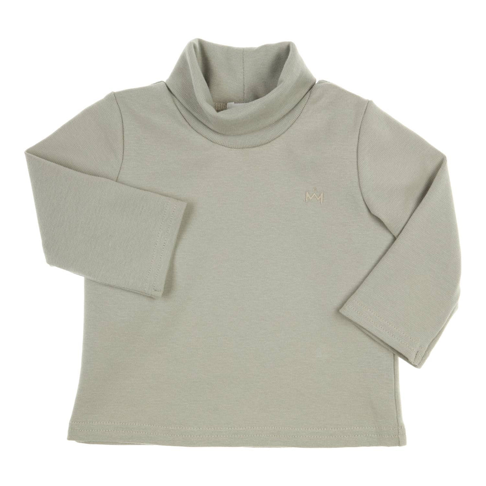 T-shirt Lange Mouw Robby Lichtgroen - Marineblauw