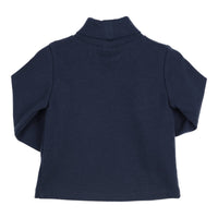 T-shirt Lange Mouw Robby Lichtgroen - Marineblauw