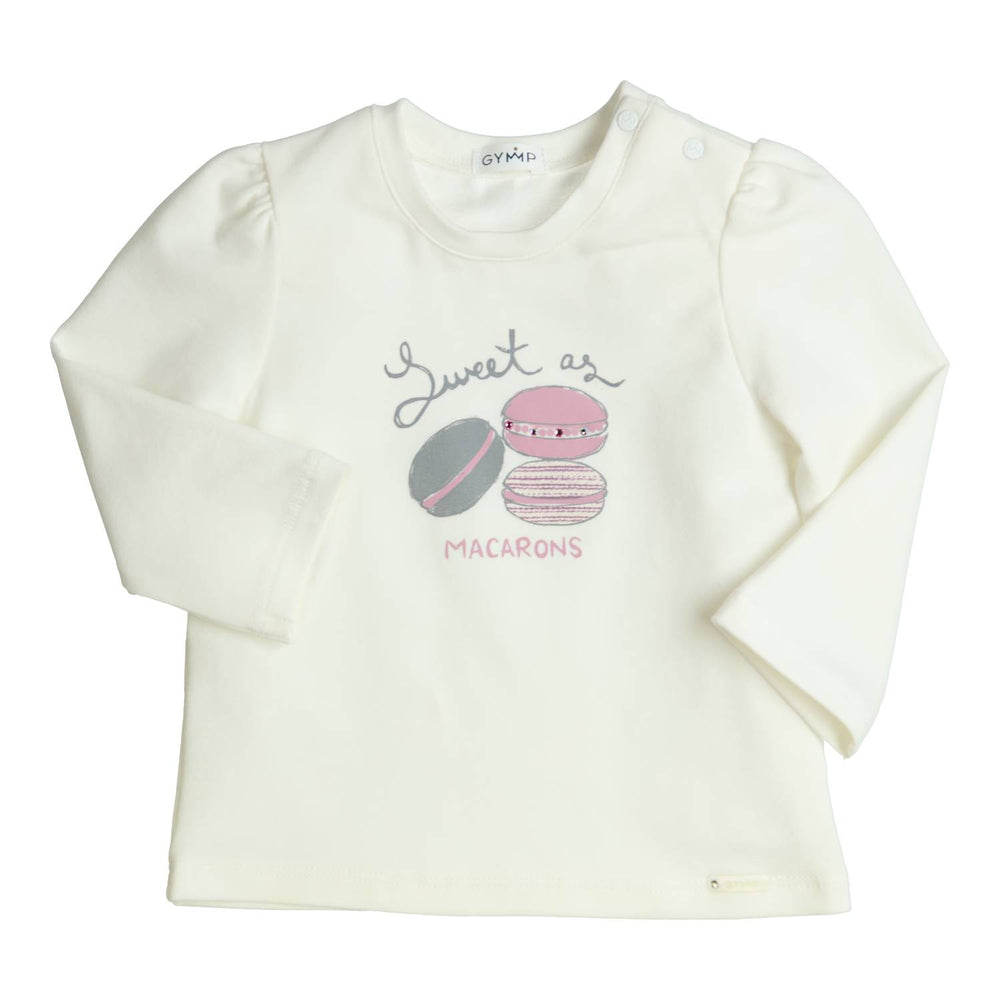 T-shirt Lange Mouw Aerodoux Sweet As Macarons Roze