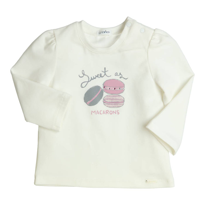 T-shirt Lange Mouw Aerodoux Sweet As Macarons Roze