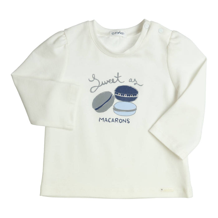 T-shirt Lange Mouw Aerodoux Sweet As Macarons Blauw