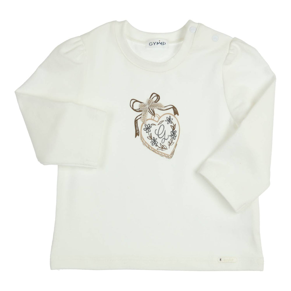 T-shirt lange mouw Aerodoux Hart Bruin