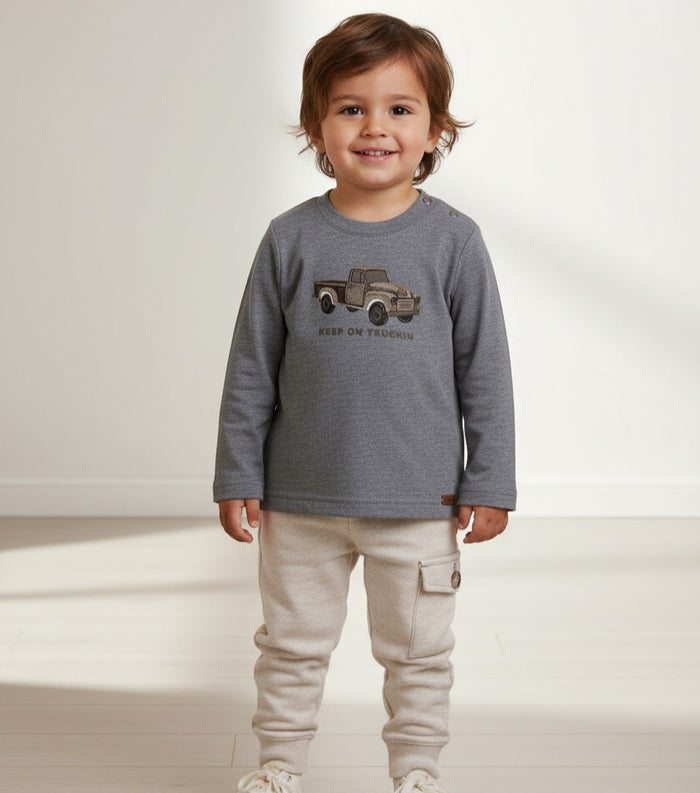 T-shirt lange mouw Aerochine Keep On Truckin