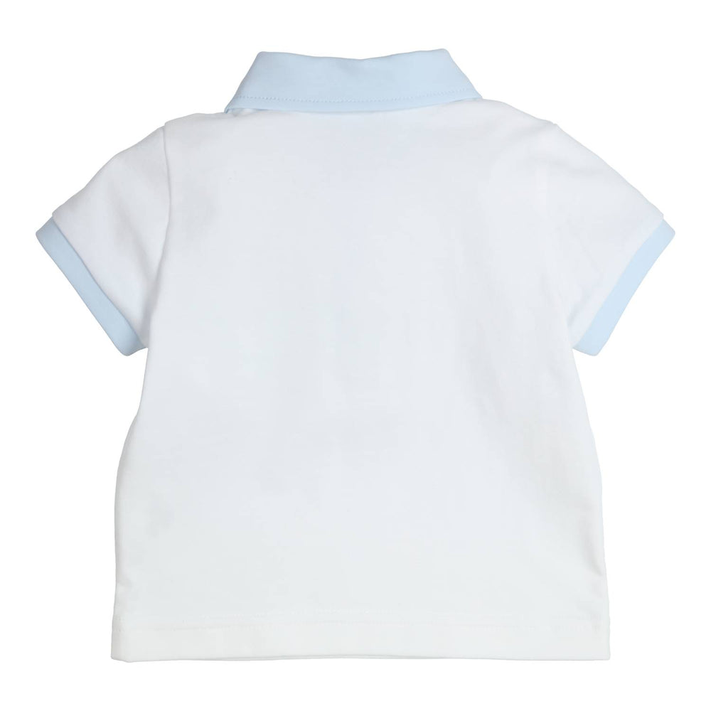 Polo Aerobic Wit/Lichtblauw