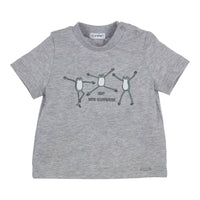 T-shirt Aerochine Hop Into Happiness Grijs