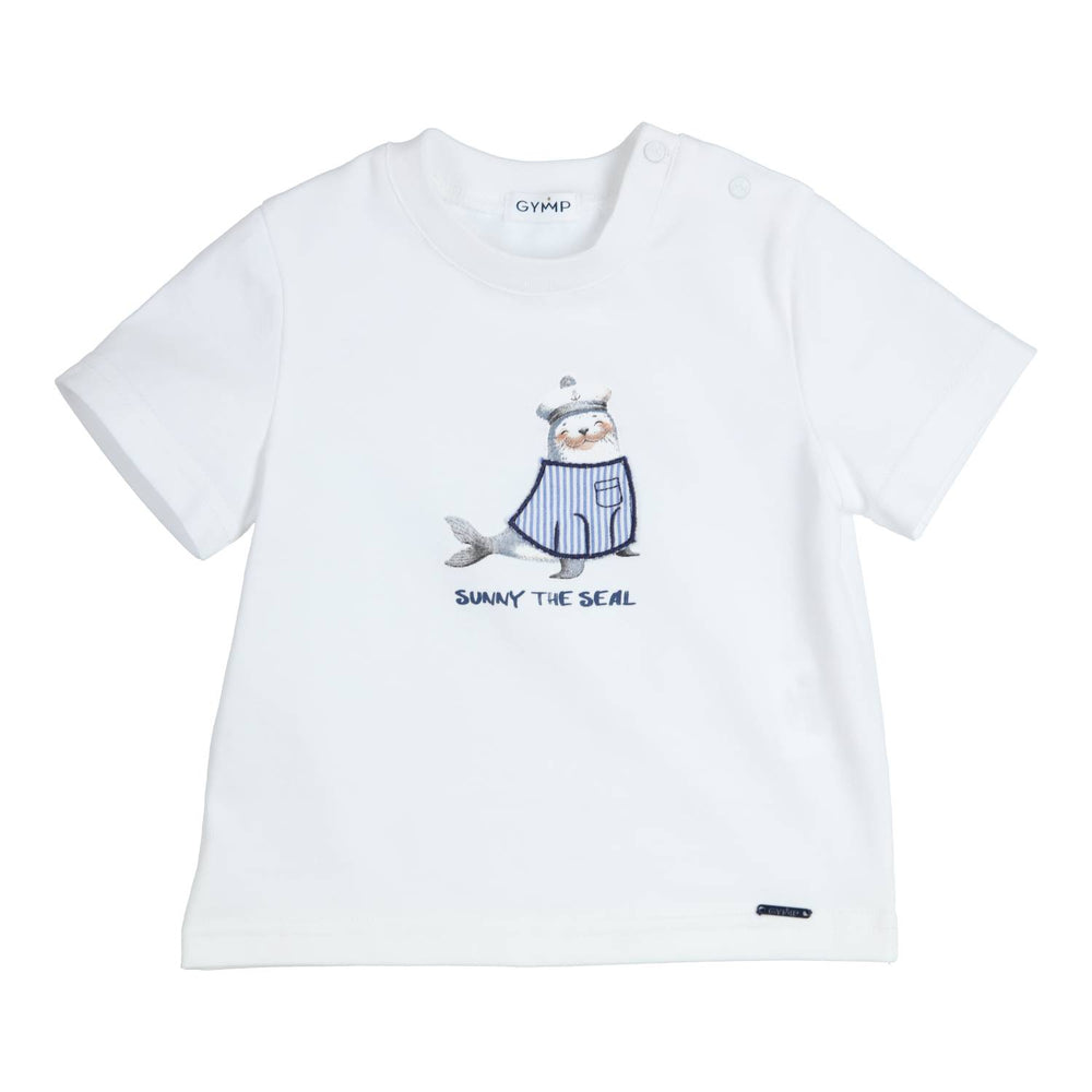 T-Shirt Aerobic Sunny The Seal Blau