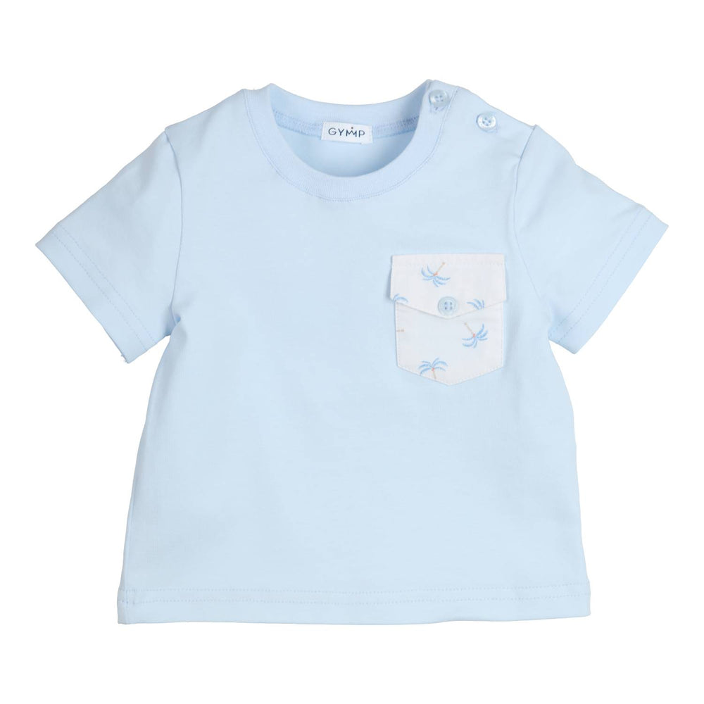 T-shirt Aerobic Poche Palmiers