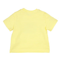 T-Shirt Devon Gelb/Weiß