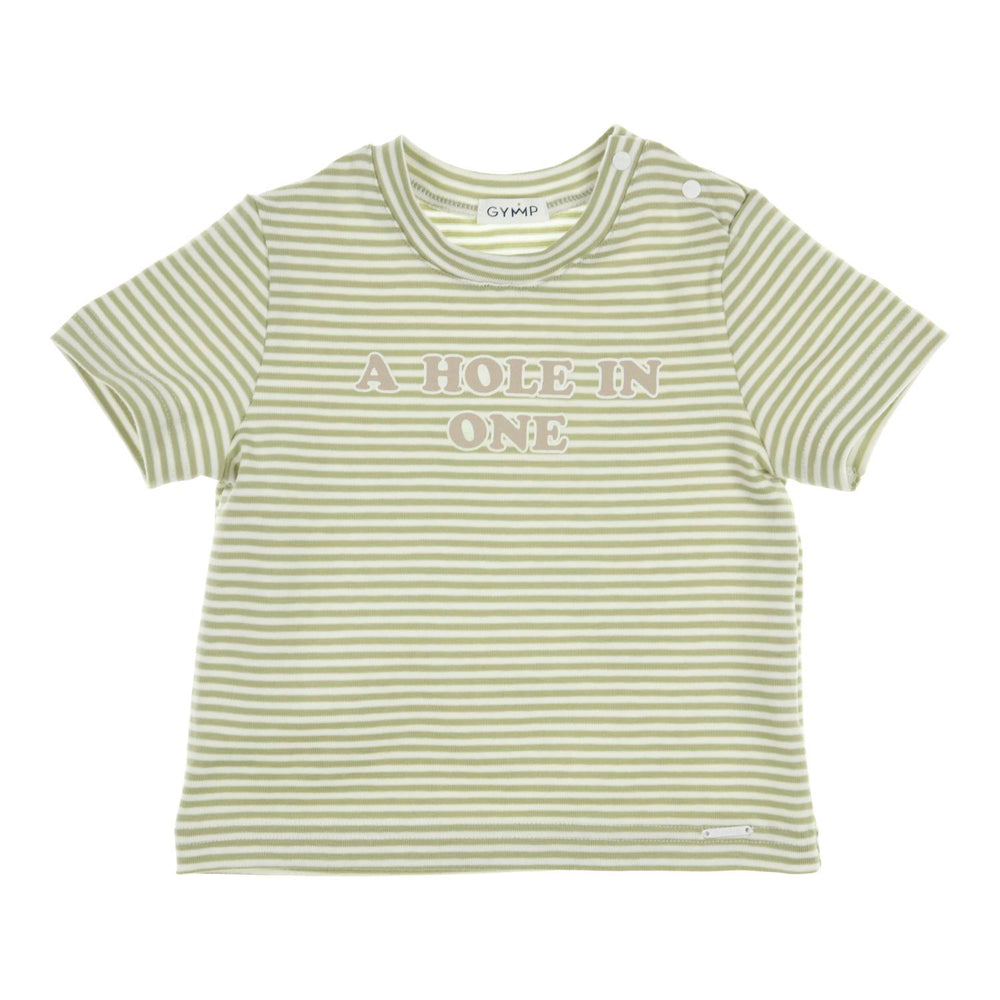 T-Shirt Devon Grün/Weiß