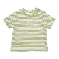 T-Shirt Devon Grün/Weiß