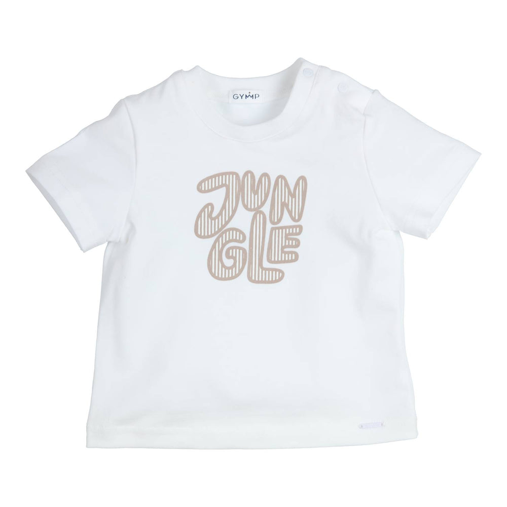 T-shirt Aerobic Jungle Beige - Groen