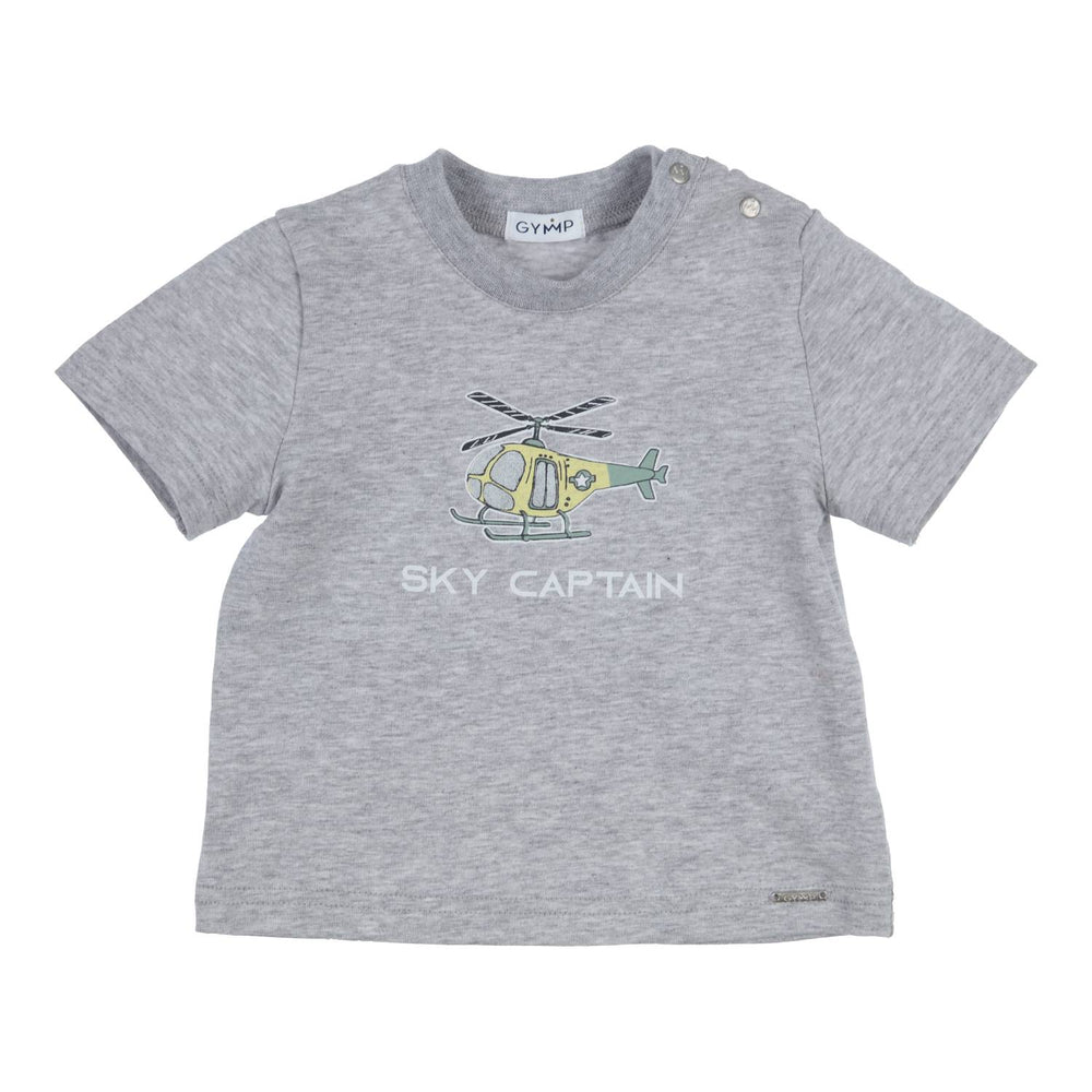 T-Shirt Aerochine Sky Captain Grau