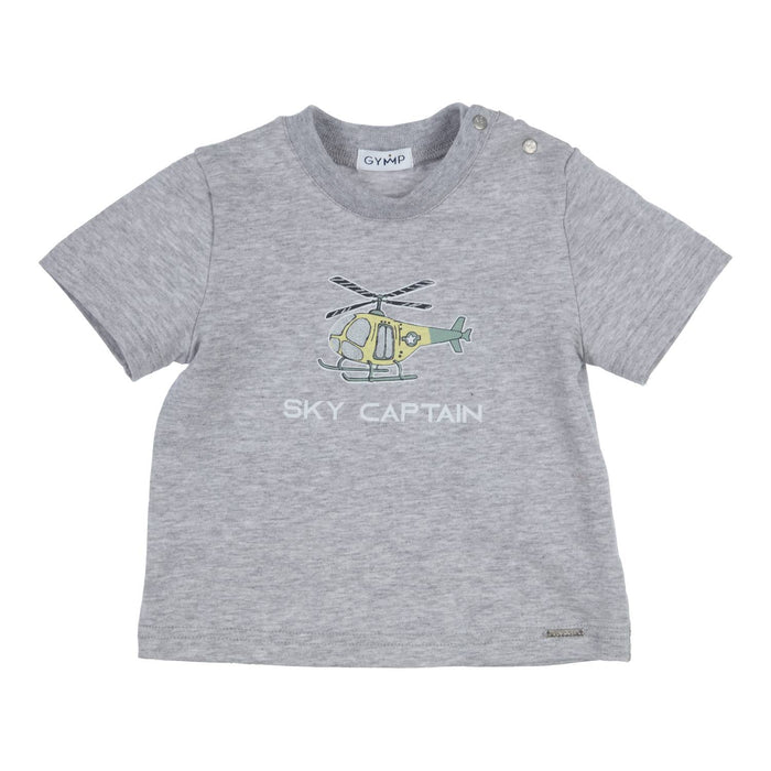 T-Shirt Aerochine Sky Captain Grau