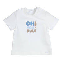 T-shirt Aerobic Oh You Rule Blauw - Groen