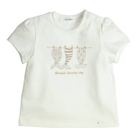 T-shirt Aerobic Mermaid Laundry Day Beige – Rose