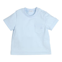 T-Shirt Aerobic Hellblau – Weiß