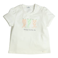 T-Shirt Aerobic Mermaid Laundry Day Orange