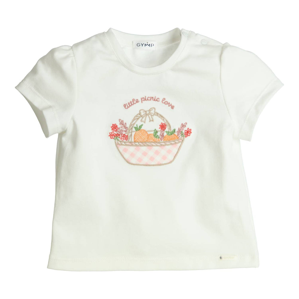 T-shirt Aerobic Little picnic Love Roze