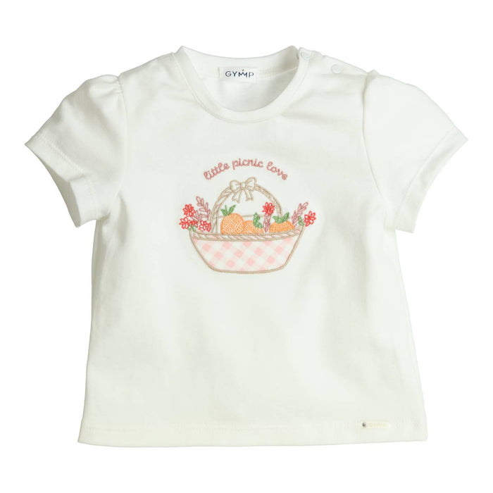 T-shirt Aerobic Little picnic Love Roze