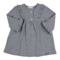 Jurk Lucia Grijs Met ruffles