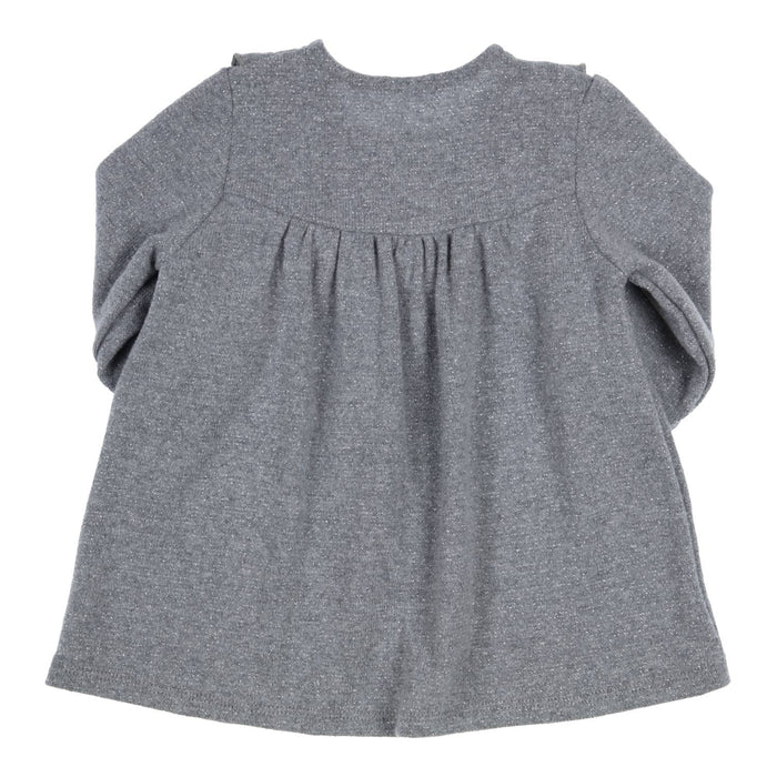 Jurk Lucia Grijs Met ruffles