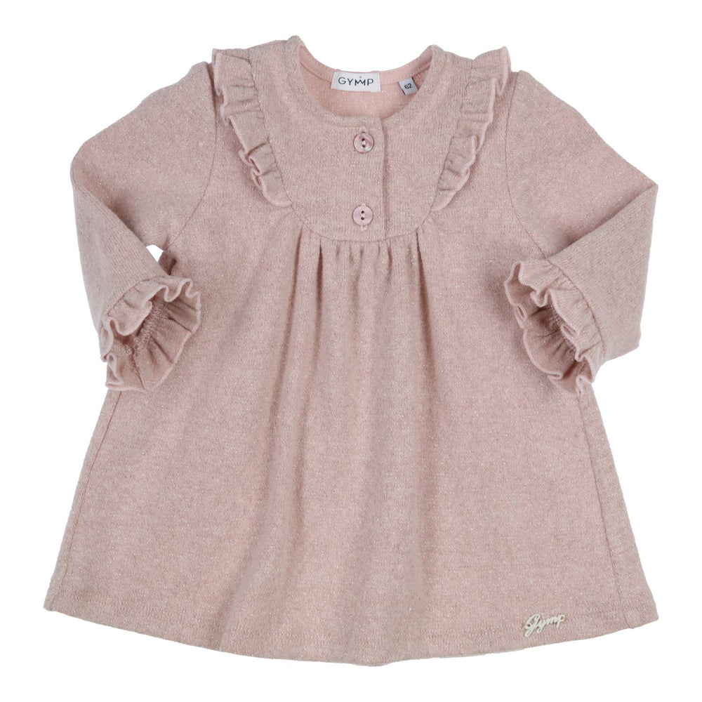 Jurk Lucia Oudroze Met ruffles