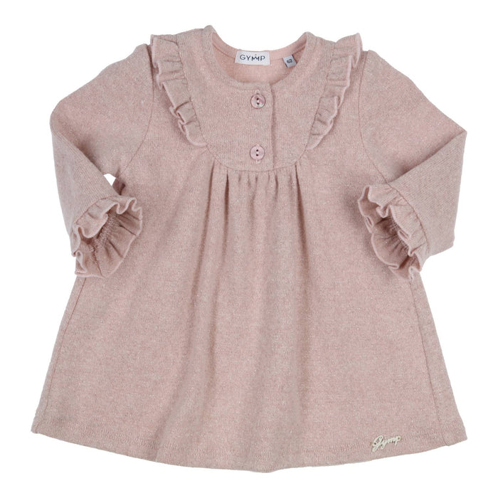 Jurk Lucia Oudroze Met ruffles
