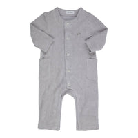 Creepersuit Ido Blauw - Lichtgrijs