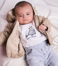 Pantalon Gidi Bleu – Beige