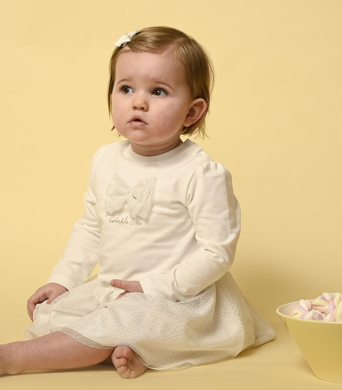 T-shirt Aerobic Lange Mouw Twinkle Bow