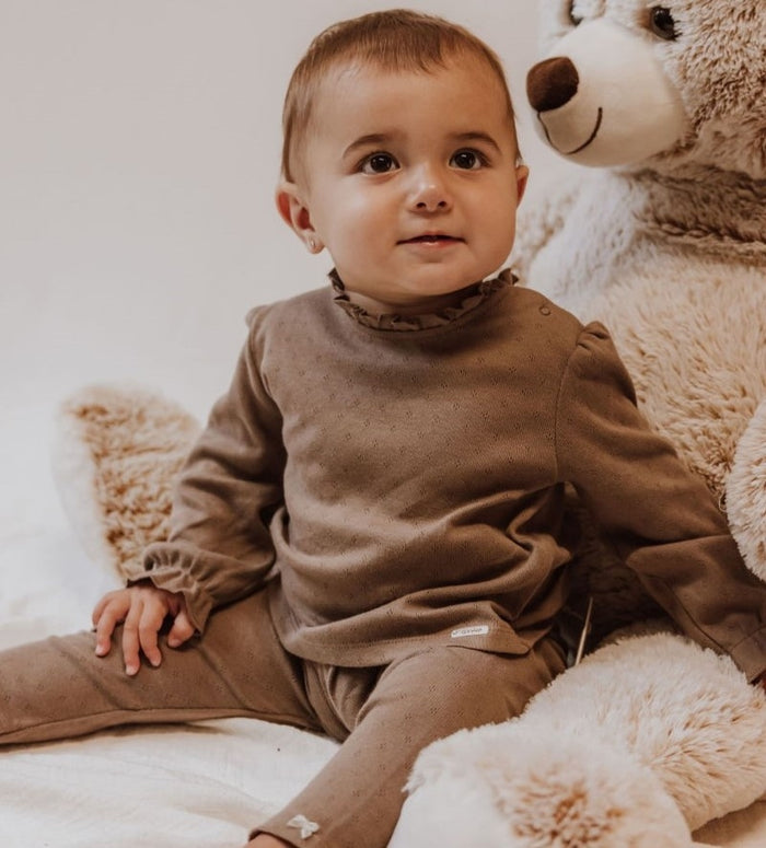 Legging Felice Bruin/Lila