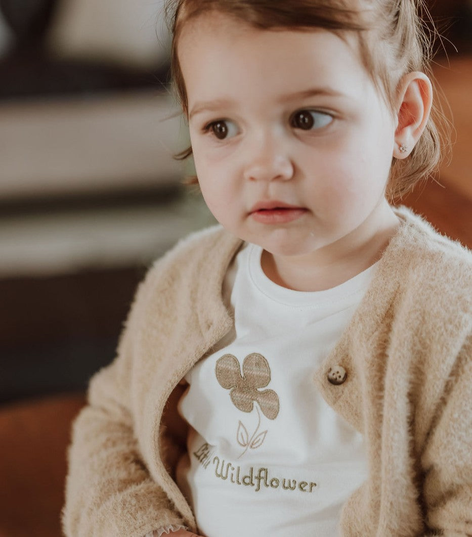 T-shirt lange mouw Aerodoux Little Wildflower Groen