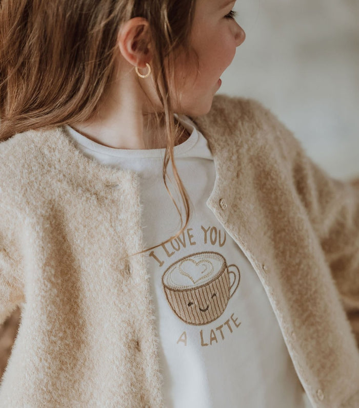 T-shirt lange mouw Aerodoux I Love You A Latte