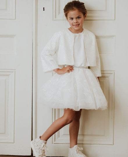 Tule rok & pailletten jasje